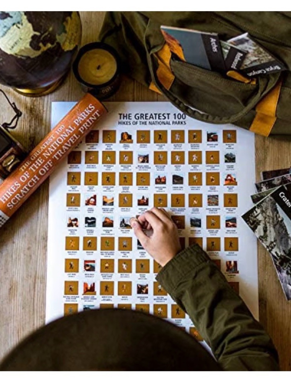 NIB- Mappinners Scratch Off National Parks